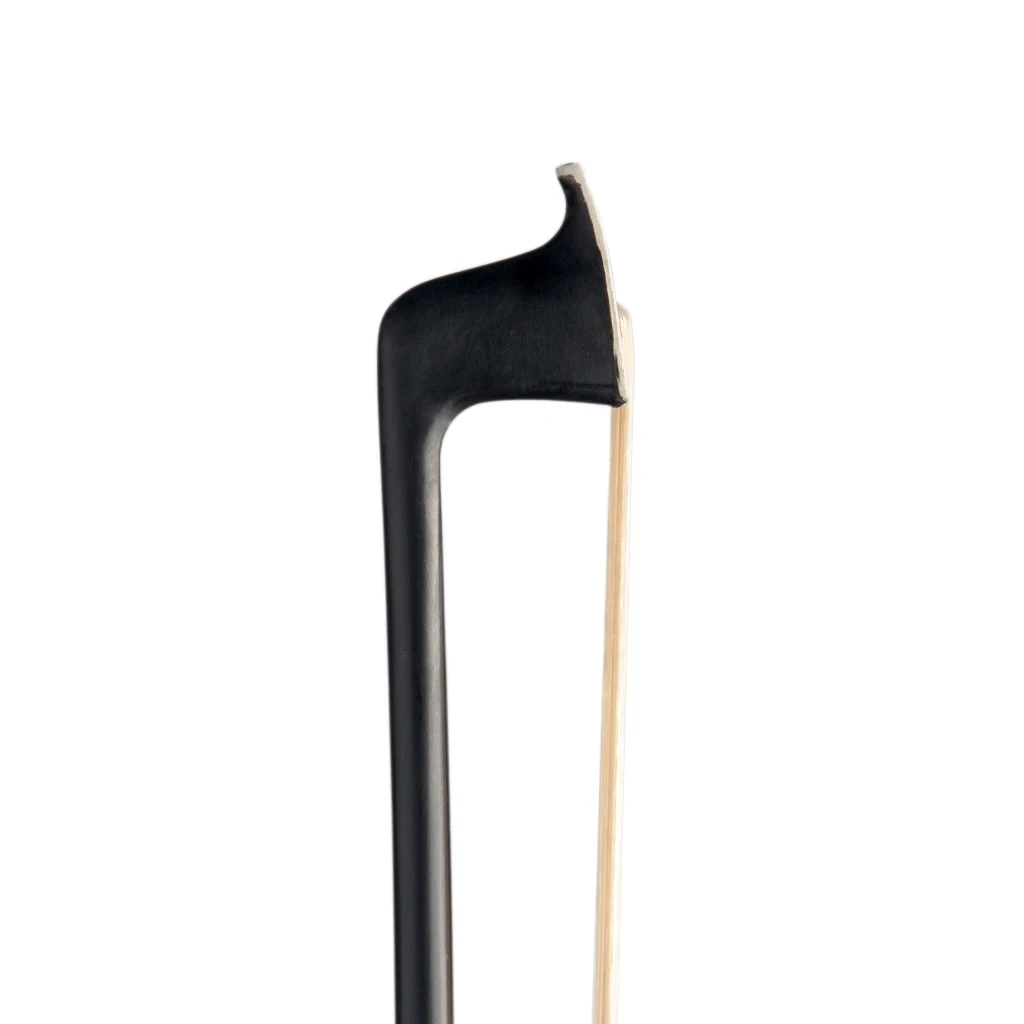 NAOMI Carbon Fiber Bow 1/8-4/4 Size Violin Fiddle Bow round stick natural horsehair ebony frog perfect performance violin bow