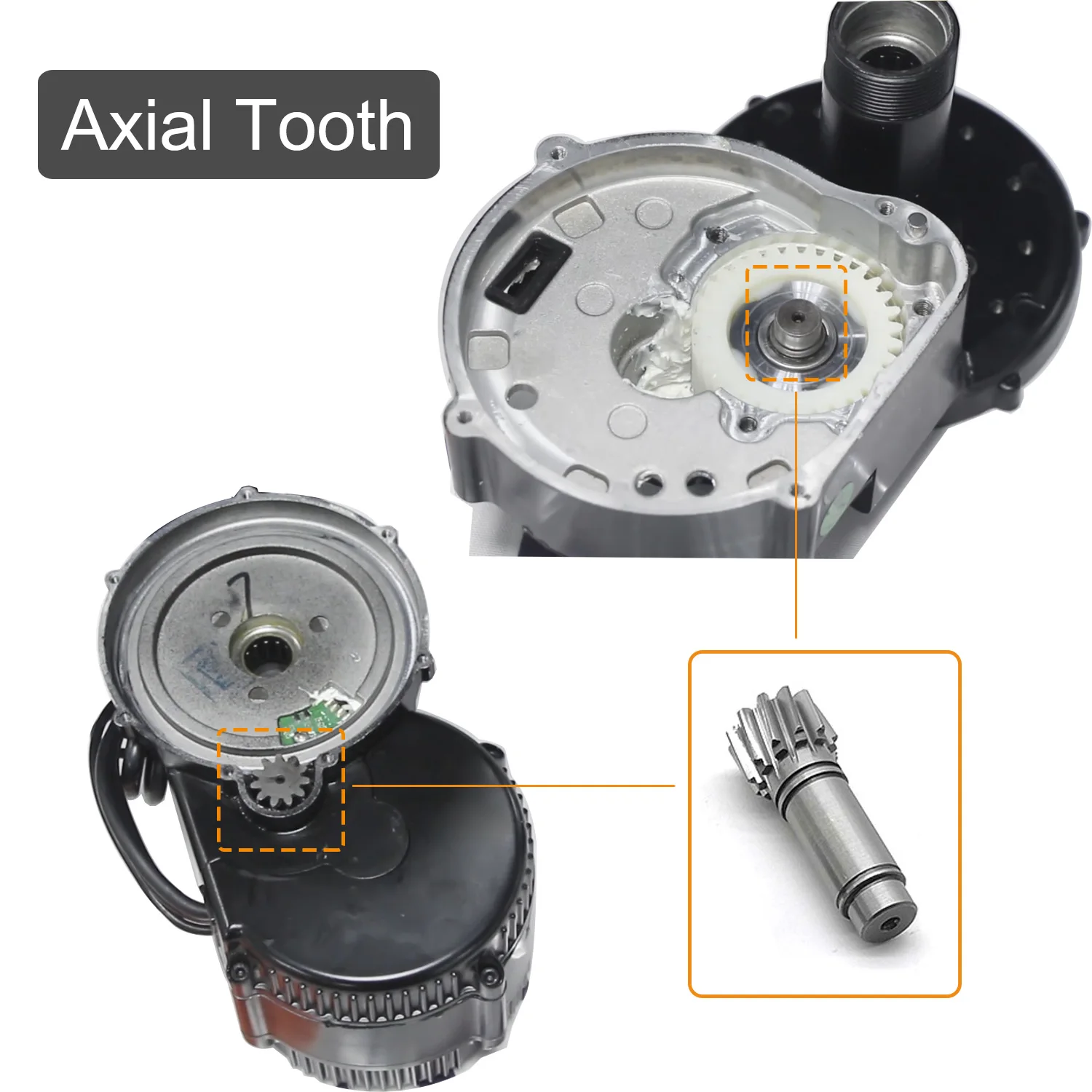 BAFANG Mittelmontierte Motor-Reparaturteile, Nylon-Zahnrad, Zahnrad, kraftunterstützter Sensor, Öldichtung, Dichtungsring, wasserdichte Dichtungsreparatur – Detail 9