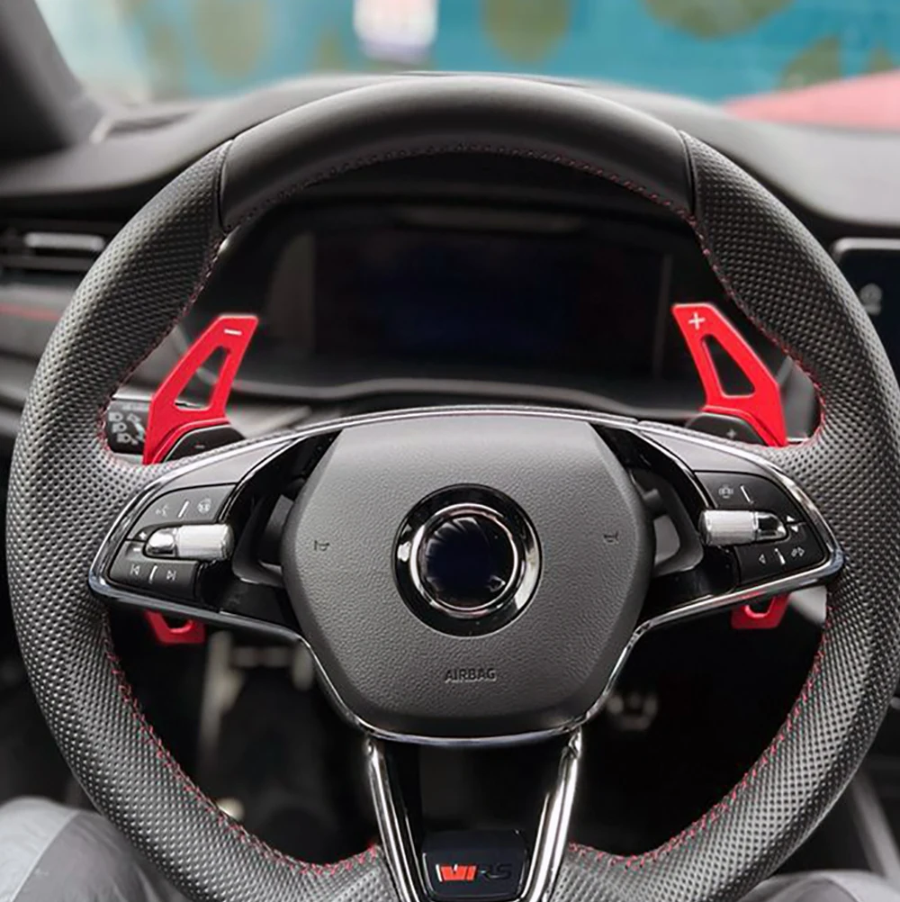 Premium Aluminum Car Steering Wheel Shifter Paddle Extension Sticker