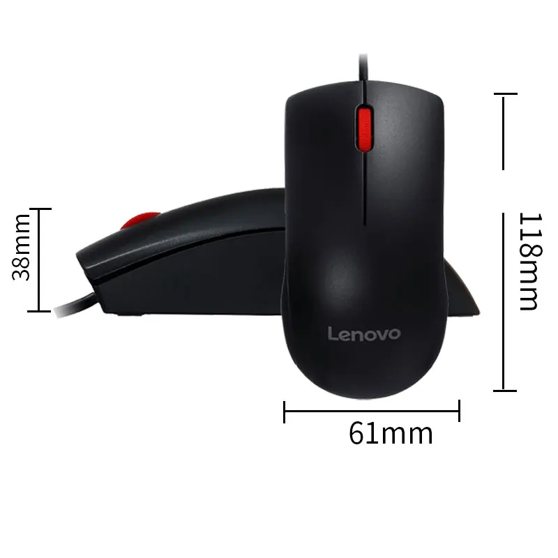 Mouse Lenovo Mouse M120 Pro Wired Hot Selling Office Black