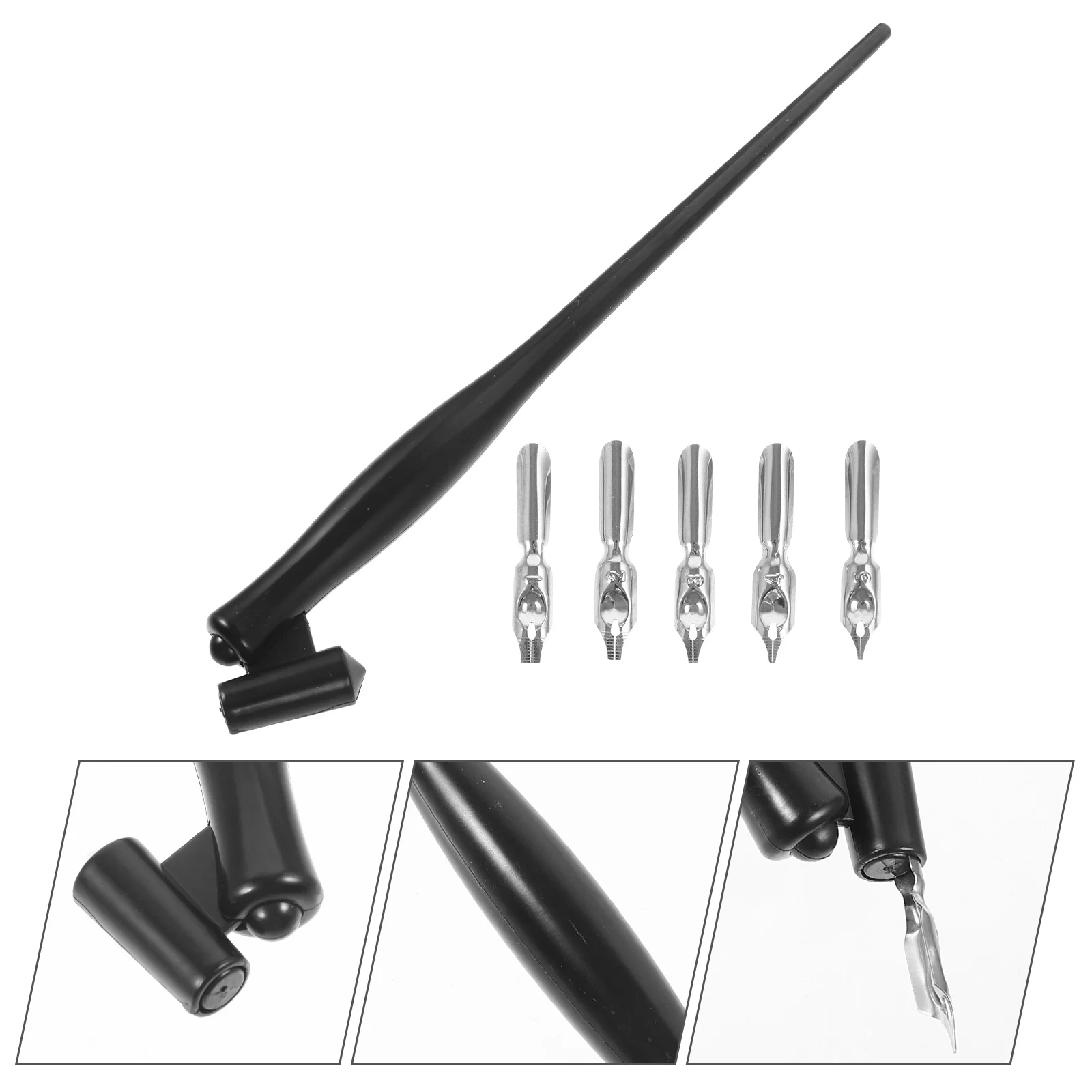 

Inclined Dip Pen Multifunction Calligraphy Signature Painting Portable Multifunctional Elegant Metal Convenient