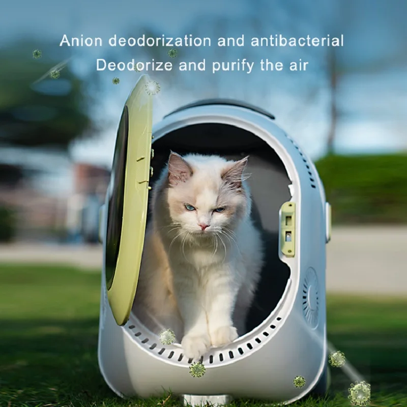 

Trolley Cat Bag Multifunctional Cold Fog Air-conditioning Cat Bag Pet Bag Large Capacity Portable Cat Back Bag Pet Accessories
