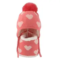 Baby Winter Warmmer Hat Scarf Set Kids Boy Girl Pompom Earflap Soft Fleece Cap Infan Crochet Knitted Hats Outdoor Heart Beanies 2