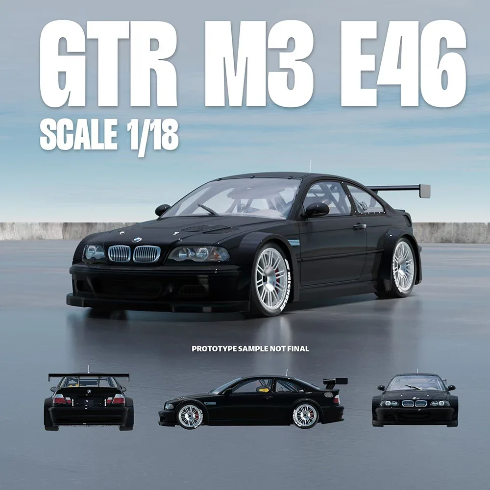 BMW E46 M3 GTR 1/18スケール DCN 1:18 BMW M3 GTR E46 Diecast Need For Speed Model Car