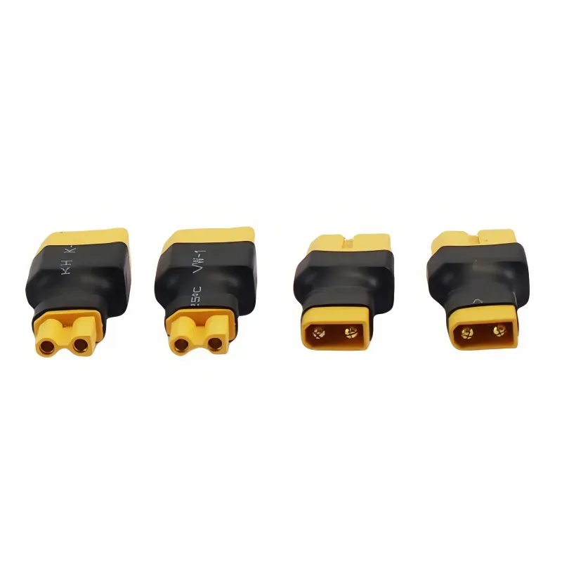 Connecteurs XT60 vers XT30 en lot de 4 pour drones FPV, câbles et prises