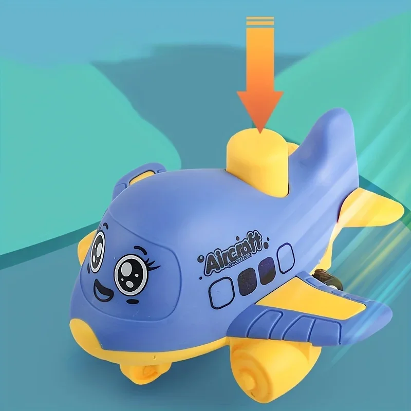 Small Aircraft Inertia Boys Kids Toys Kids Educational Toys Miniature Children Cartoon Plane Toy Inertia Toy aircraft inertia toy
