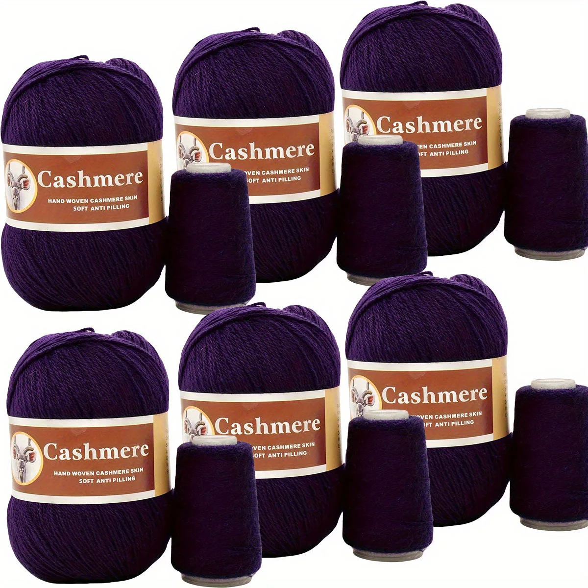 Luxurious Hand-Knitting Cashmere Wool