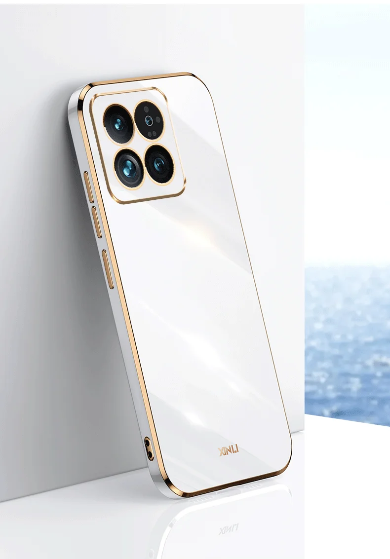 6D elektropläterat fodral för Xiaomi 14 Ultra Civi3 13T POCO C55 X5Pro Redmi Note 13 12 Pro Plus 12C 12r 12s skal_voghion.com