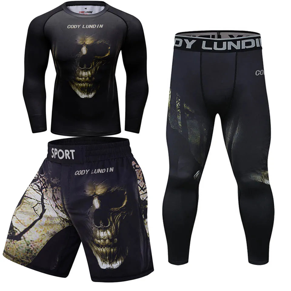 Men MMA T shirt+Pants Set Boxing Muay Thai MMA Shorts Rashguard kickboxing Jerseys Boxeo Sport suits Jiu Jitsu Bjj Gi T-shirt sports apparel,mens t shirt
