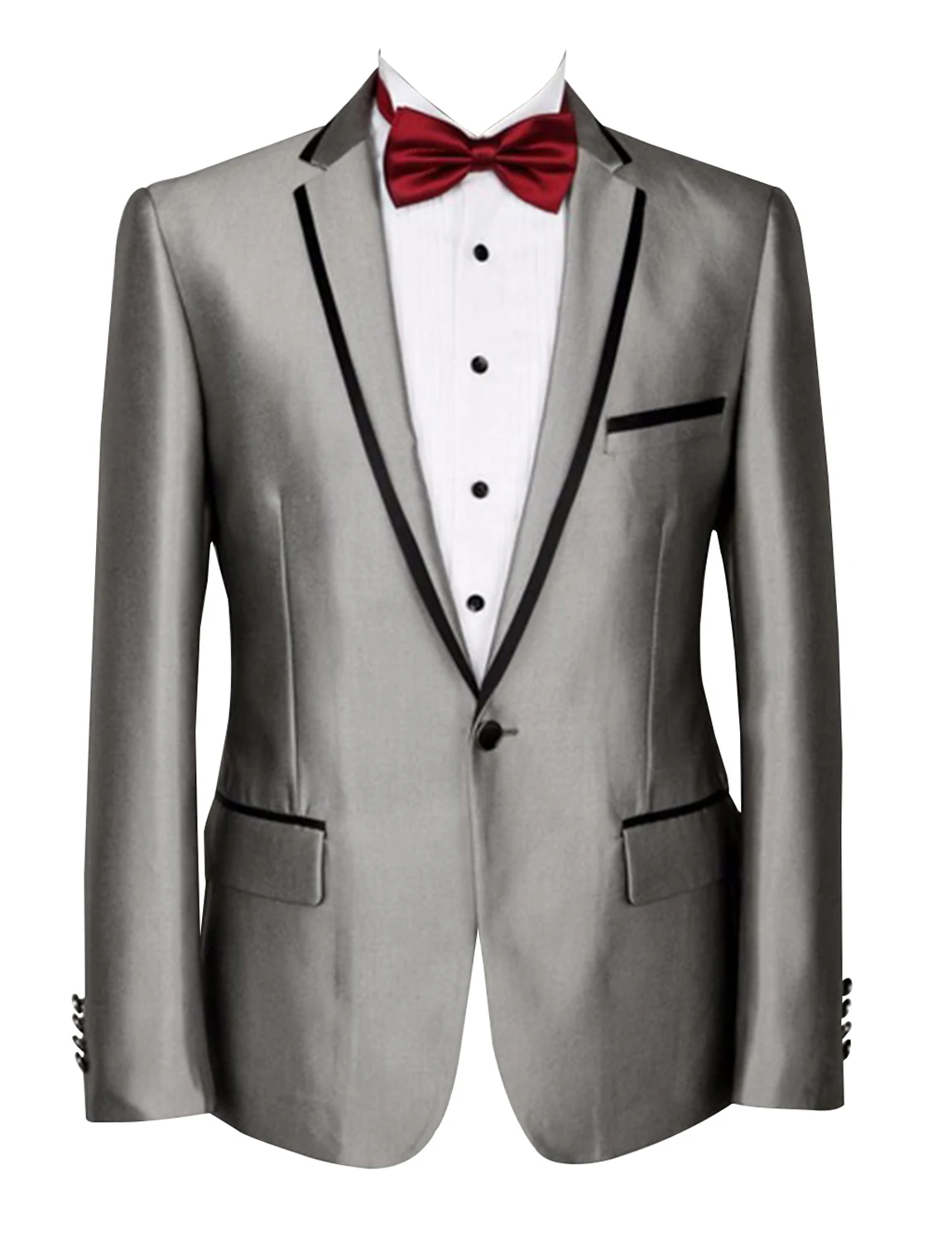 

Men's Blazer One Button Notch Lapel Dinner Tuxedo Suit Jacket