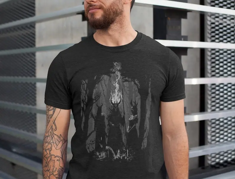

Beelzebub TShirt, Black Magic Ritual Shirt, Witchcraft Tee