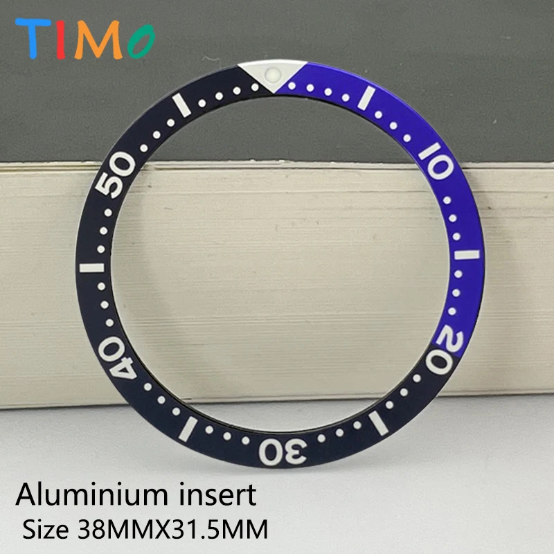 Premium 38x31.5mm Aluminum Bezel Insert