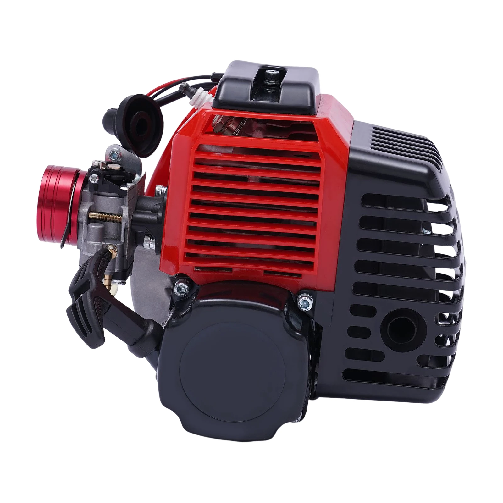 NEW 49cc 2 stroke Gas Scooter Engine Throttle Cable Grip Kit W/Racing Air Filter for Vapor Scooter