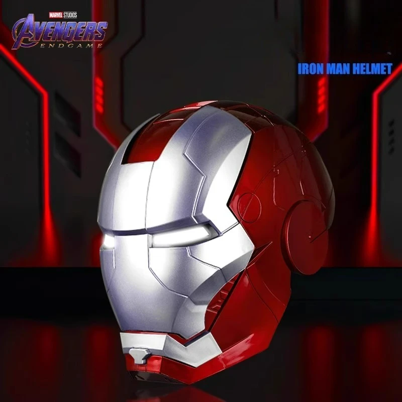 音声制御アイアンマンヘルメット効果音付き MK5 ジャービス着用