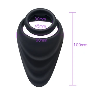 Penis Ring Delay Ejaculation Adult Goods For Men Sex Toys Male Masturbator Silicone Cock Ring G Spot Massager Enhanced Erectile 5