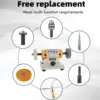 350W Adjustable Speed Bench Grinder Polishing Machine For DIY Woodworking Jade Jewelry Dental Bench Lathe Machine With Meta 3