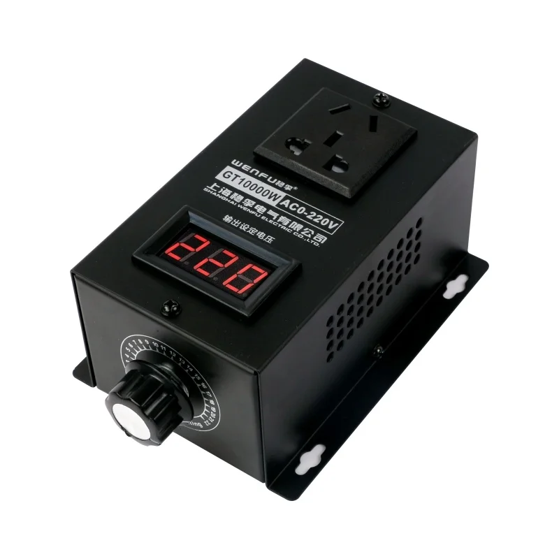 

Electronic Voltage Regulator 10KW High-power 220V Motor Electric Drill Variable Speed Governor Electric Furnace