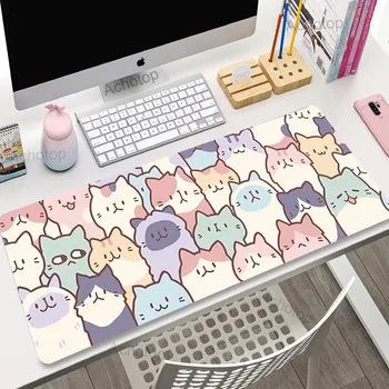 KittyCat Cartoon Large Gaming Mouse Pad