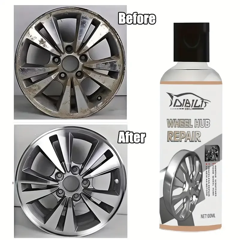Universal wheel repair and polish kit eliminate oxidation restore shine scratch-free car care solution