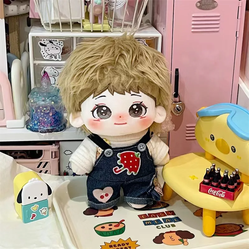 20cm Thai Celebrity Bounprem Star Boys IDol Doll Plush Stuffed  Customization Figure Toys Cotton Baby Plushies Toys Fans Gift