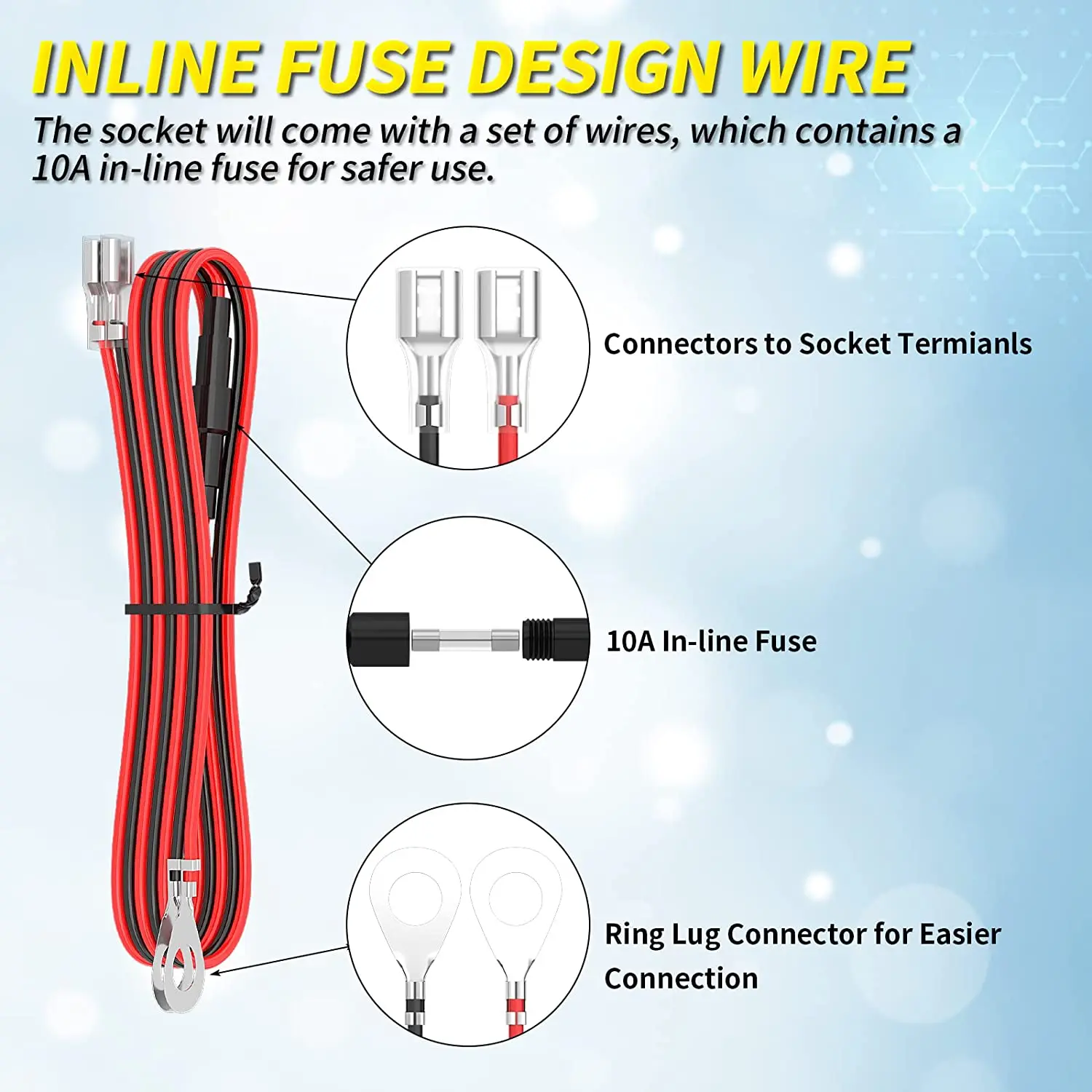 Accendisigari Per Auto 12V Universale – Presa Con Pulsante Di Espulsione, Compatibile Con 206 308 406 607 1007 (Ricambio 822754) - 2