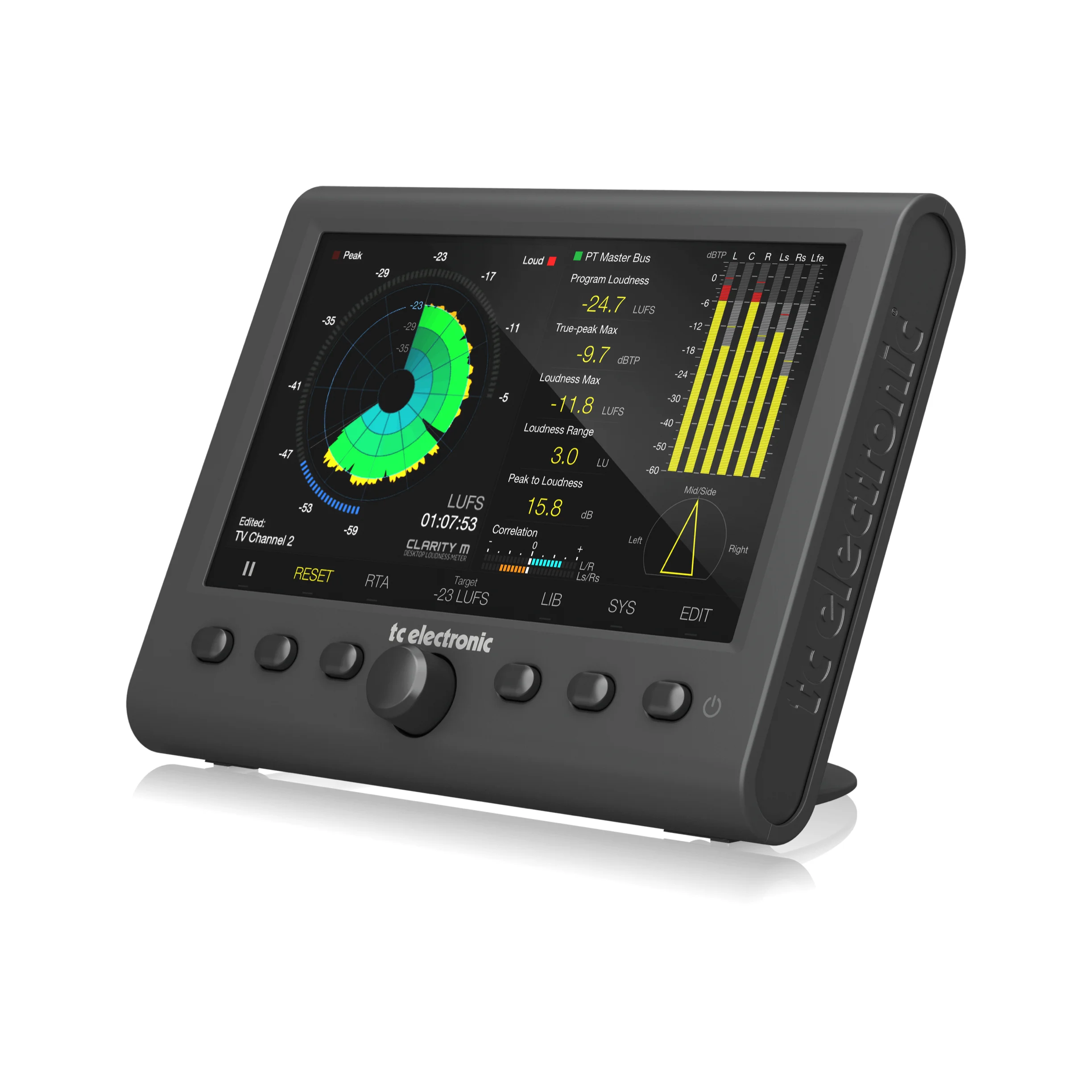 TC ELECTRONIC CLARITY M Surround and Stereo Loudness Meters high 