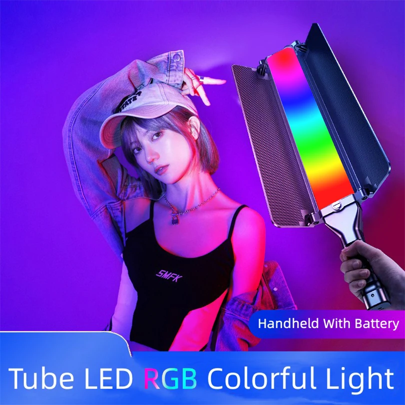 Photographic LED stick light lamp rod handheld light portable outdoor  shooting lamp RGB ice stick lamp 12 special effects