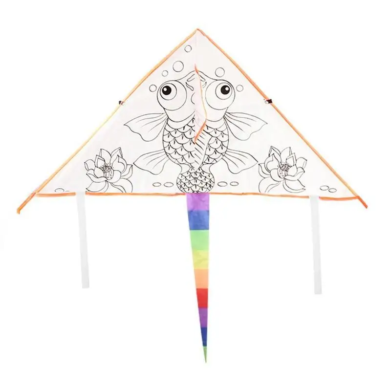 Large Colorful Rainbow Kite Long Tail Nylon Outdoor 30m Surf Kids Toys  Flying Kid With Kite Kites Outdoor Line For Children I3e - Kites   Accessories - AliExpress