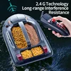 HJ817 500M Smart Remote Control RC Boat Bait Positioning Point with GPS Fixed Speed Cruising Auto Hopper rc fishing bait boat 1