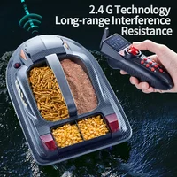 HJ817 500M Smart Remote Control RC Boat Bait Positioning Point with GPS Fixed Speed Cruising Auto Hopper rc fishing bait boat 1