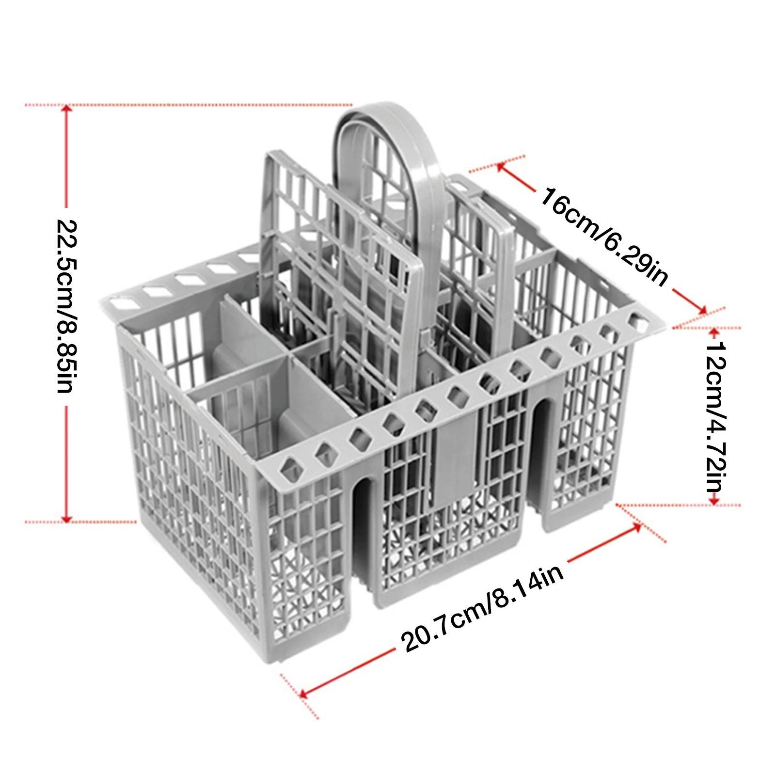 Dishwasher Cutlery Basket Heat-Resistant Universal Dishwasher Basket Stable Cutlery Insert For All Dishwashers Home Storage Box 6