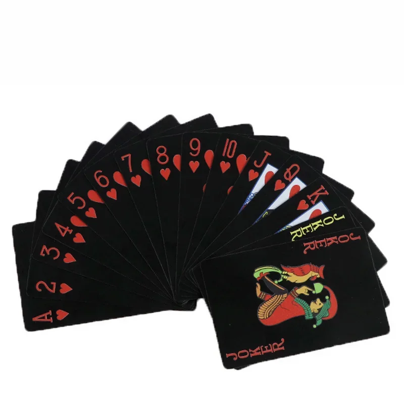 Colorful Playing Cards Frosted Waterproof Plastic 57x87mm playing cards plastic playing cards