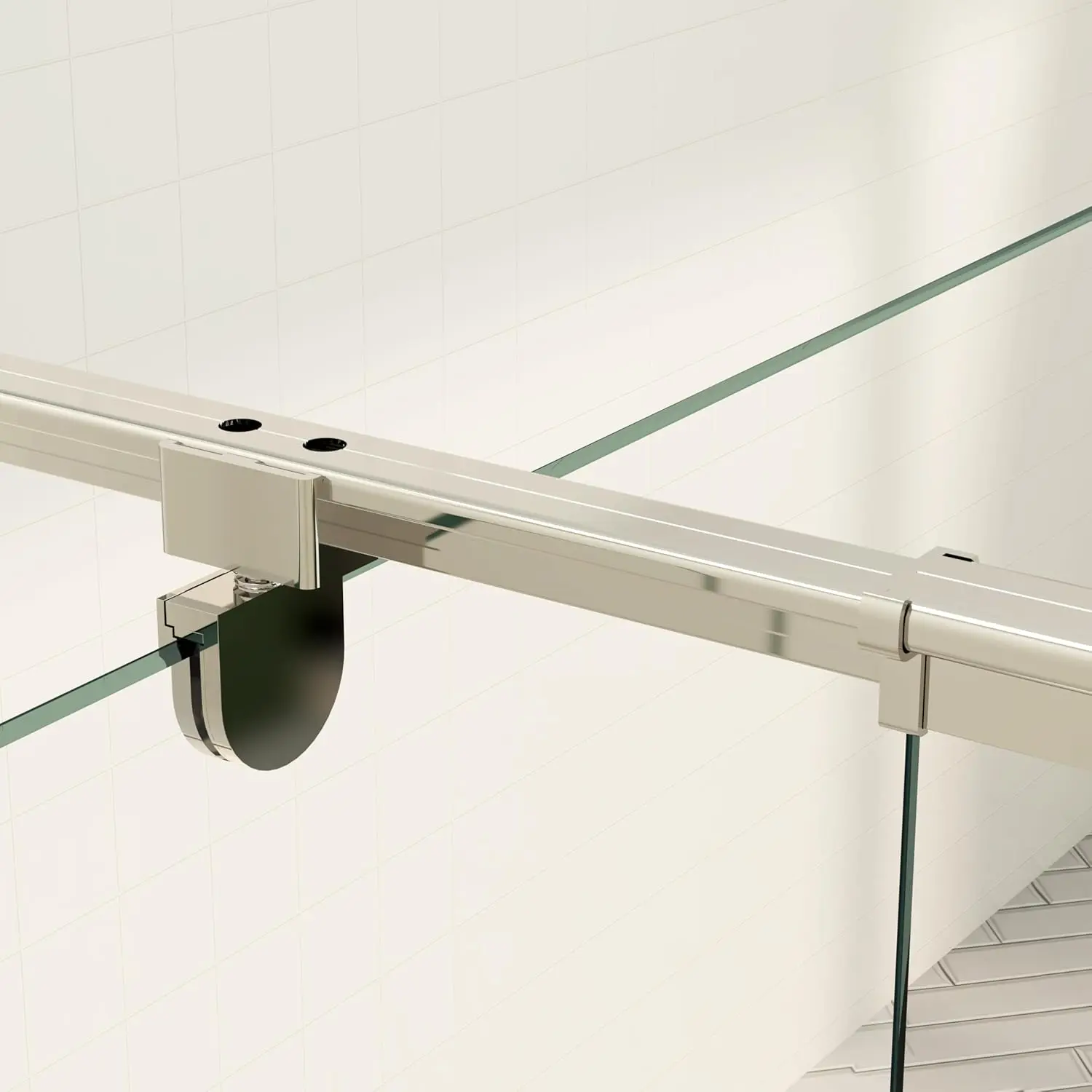 38-42"" W X 71"" H Piovt Swing Glass Shower Door,Pivot Frame Sliding Shower Door With 1/4""(6Mm) Clear Sgcc Tempered 4