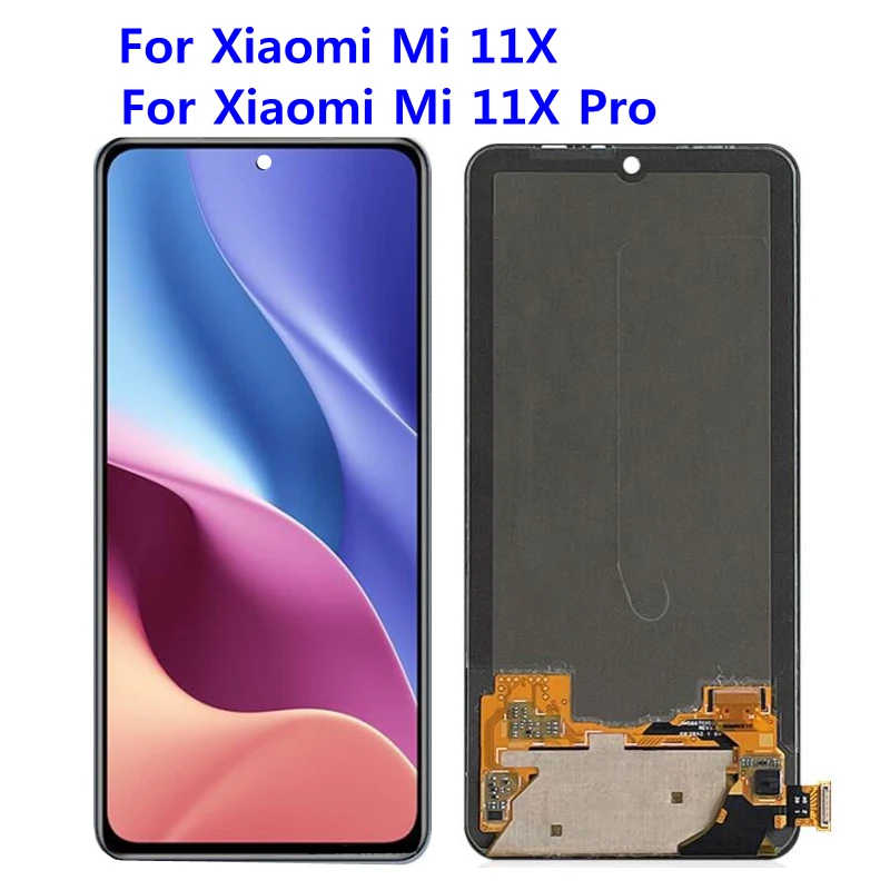 

6.67" AMOLED For Xiaomi Mi 11X Pro LCD Display Touch Screen Digitizer Assembly Replacement For mi11x 11x Pro Screen Repair