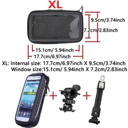 Supporto e borsa per telefono da bicicletta impermeabile