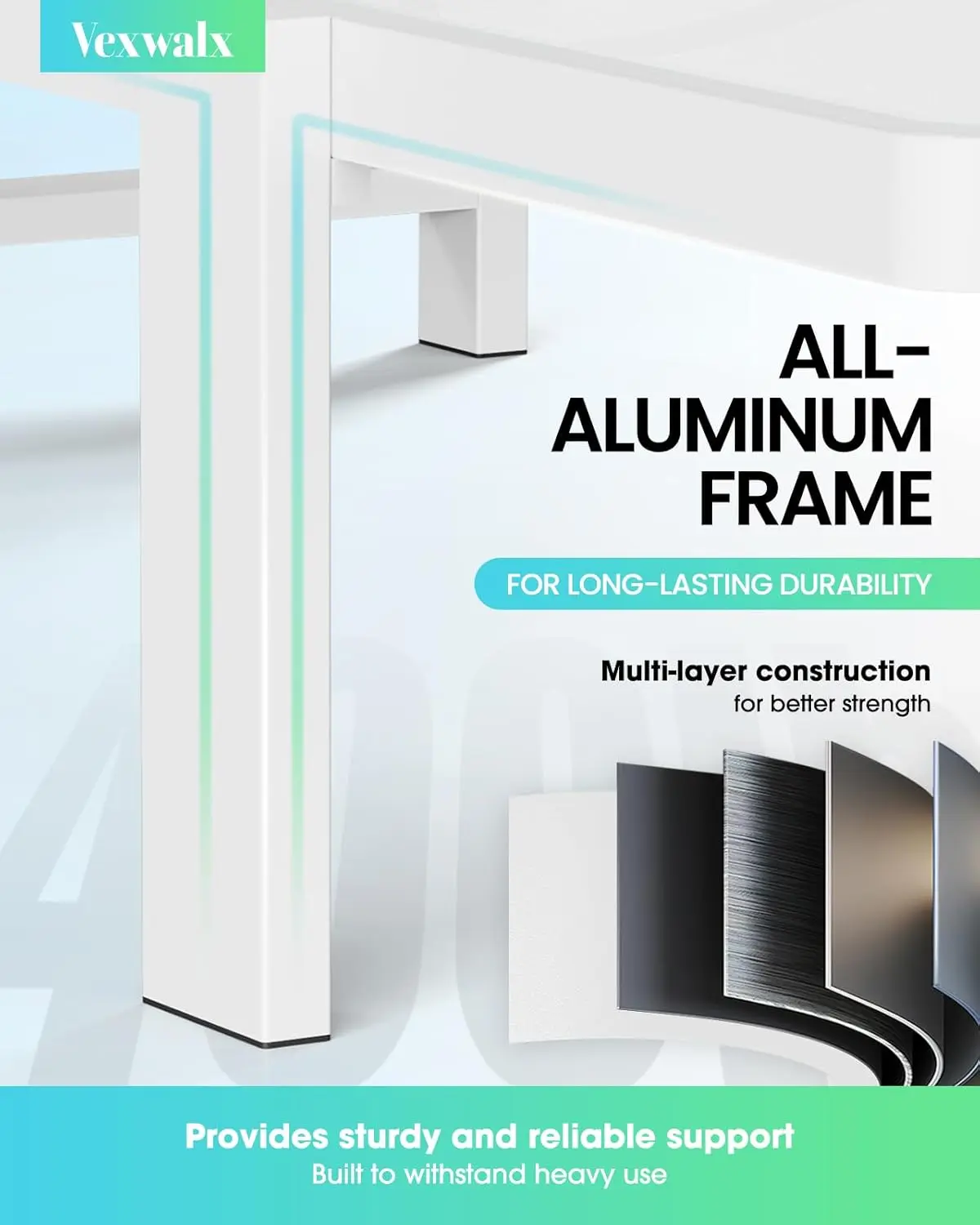 Outdoor Lounge Chairs for Pool, Aluminum Chaise Lounge Chairs with 5-Position Recliner, Patio Lounge Chair