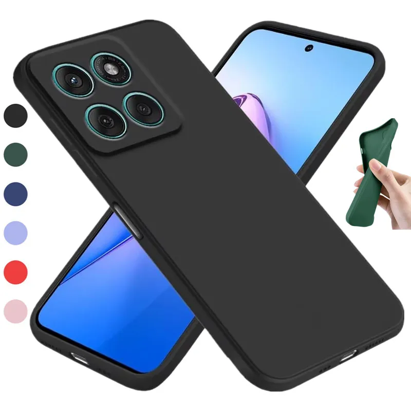 Flexible Liquid Silicone Protective Case - Colorful TPU Cover