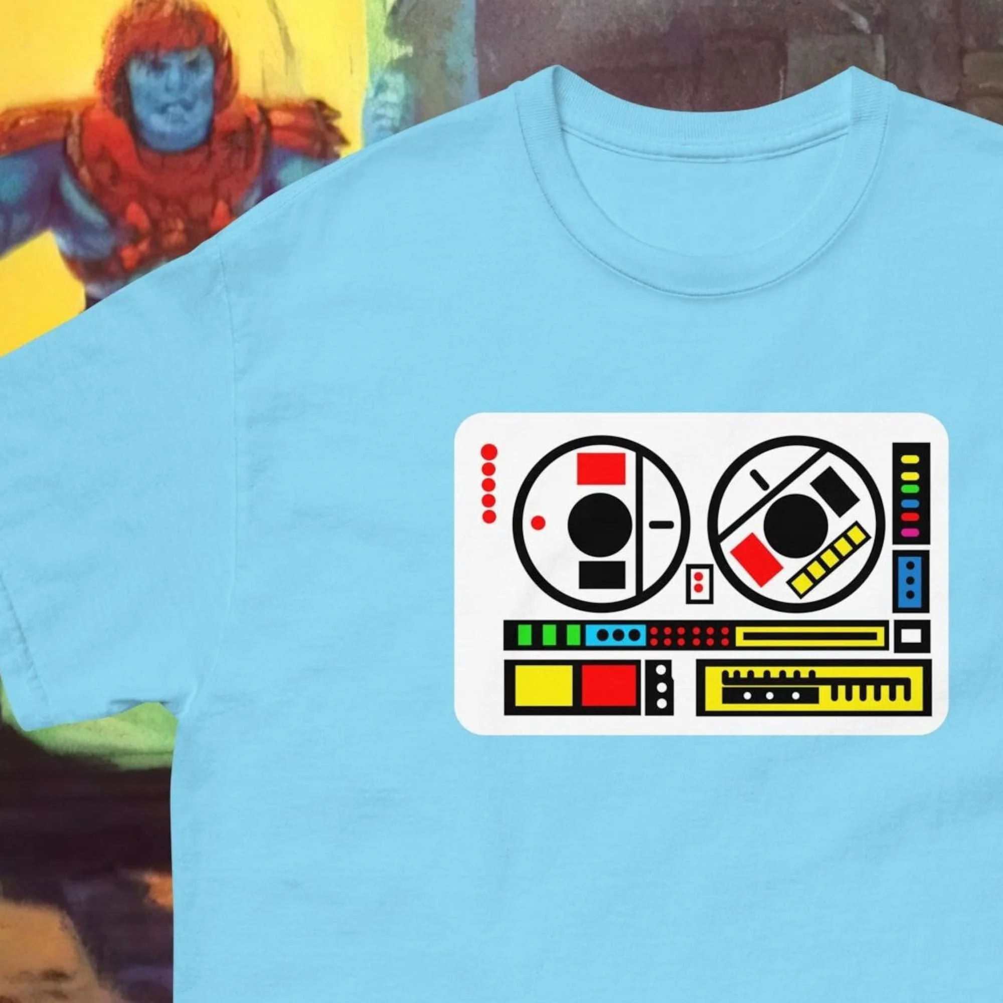 Maglietta Classica Replica Faker Motu Chest Sticker