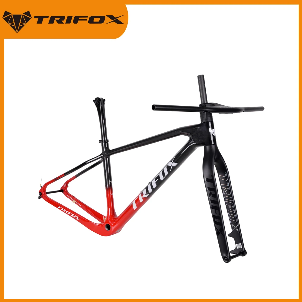 TRIFOX T800 카본 MTB 프레임셋 ? 29er, 부스트 148mm, 전체 내부..