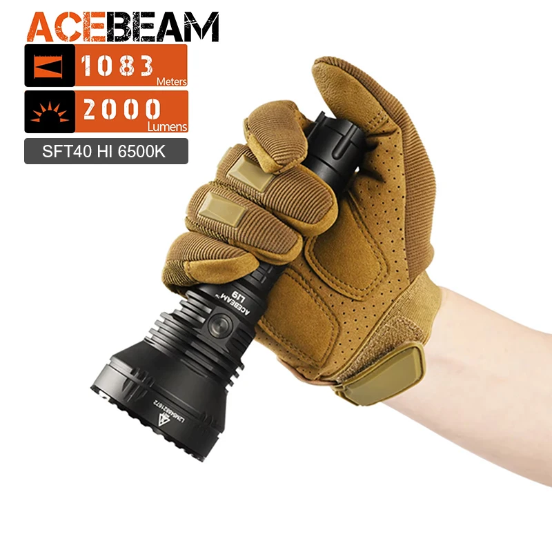 ตัวเลือกสินค้า ไฟฉายล่าสัตว์สุดแรง ACEBEAM L19 2.0