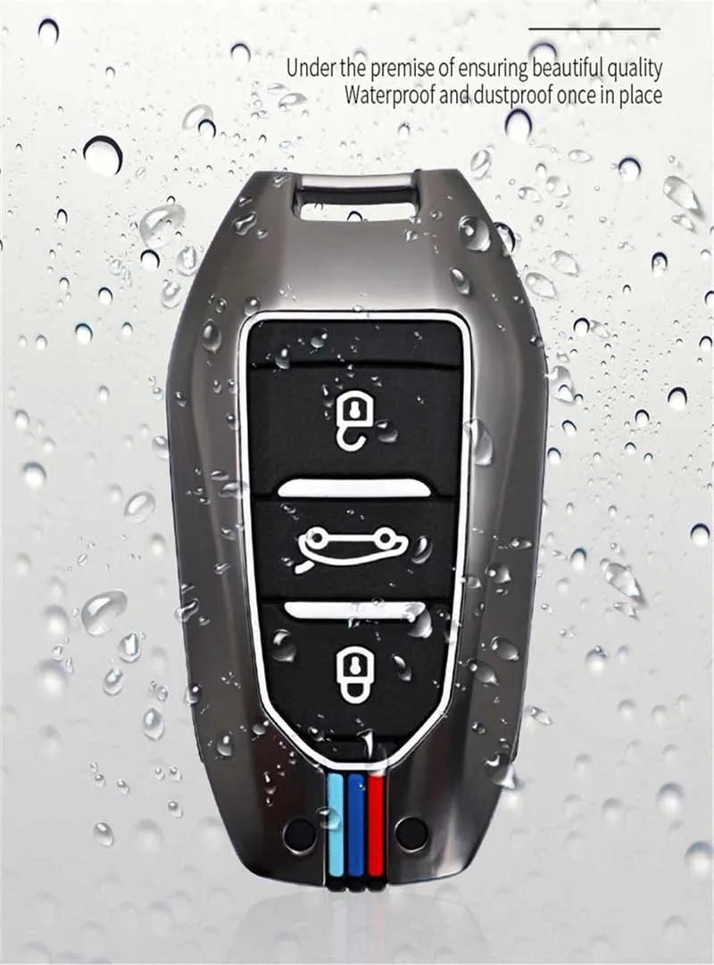 Copertura Della Cassa Chiave dell'automobile Per Peugeot 207 3008 208 308 2008 307 508 5008 407 301 206 Citroen c1 c2 c3 c4 grand picasso c5 ds 3 5 Auto - S00a04aadc1dc47ccb60653624ff8161aV