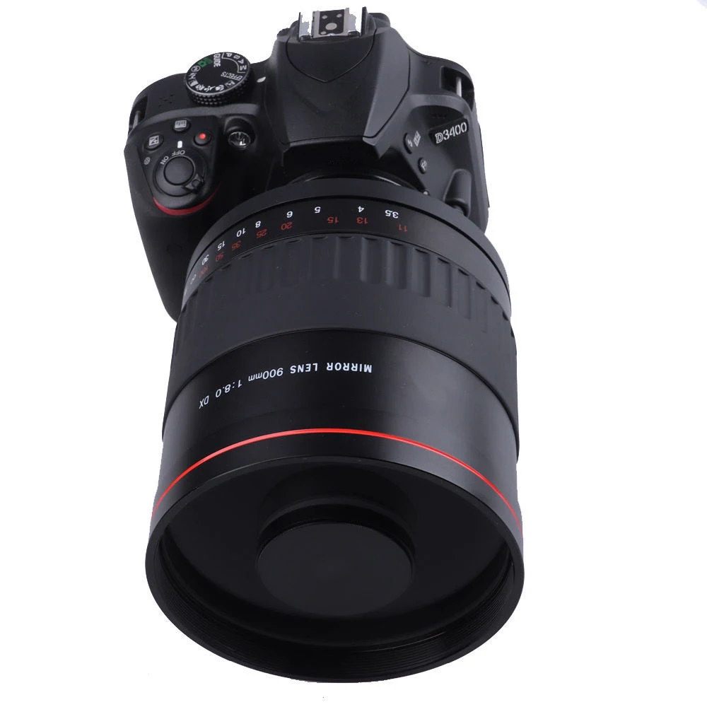 Lightdow 900 ミリメートル F8.0 望遠ミラーレンズカメラレンズ