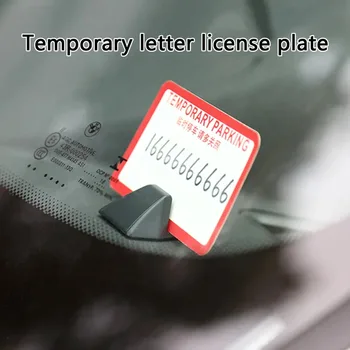 Morsetto per carte per auto multifunzionale Clip per supporto fisso per carte di parcheggio Accessori per auto Porta biglietti per carte di parcheggio temporaneo Interni auto