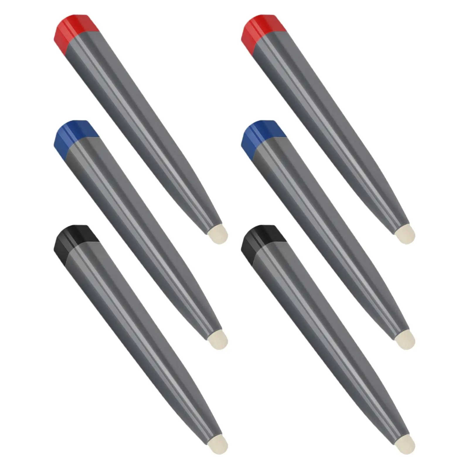 인터랙티브 패널용 6Pcs 패시브 스타일러스 소프트 펜촉이 있는 디지털 화이트보드 터치 펜 정밀 제어 교사 교육 도구