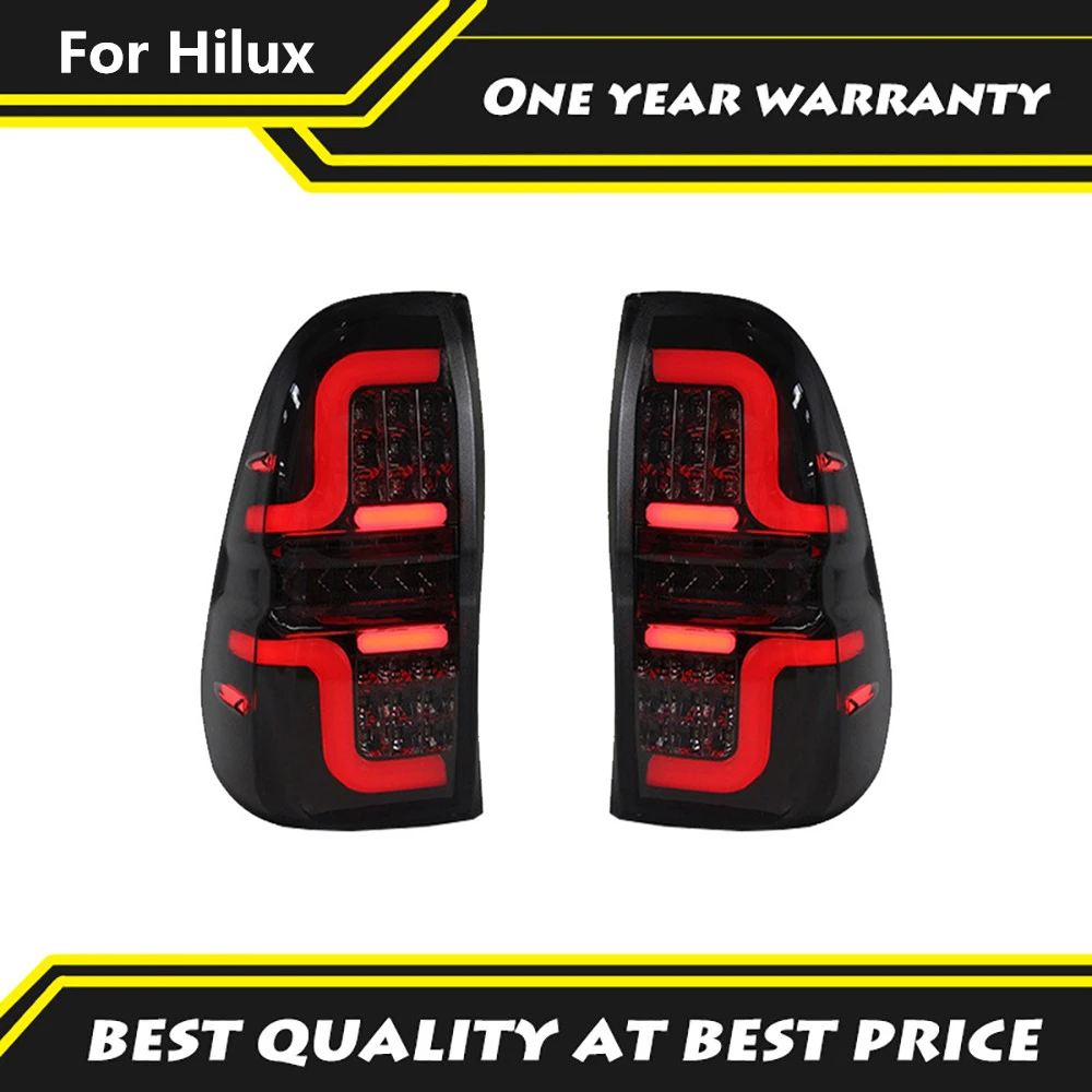 

Car LED Rear Lamp Lights Assembly For 2015-2023 Toyota Hilux Revo Rocco Rear Running Light + Brake + Reverse Lamp +Turn Signal
