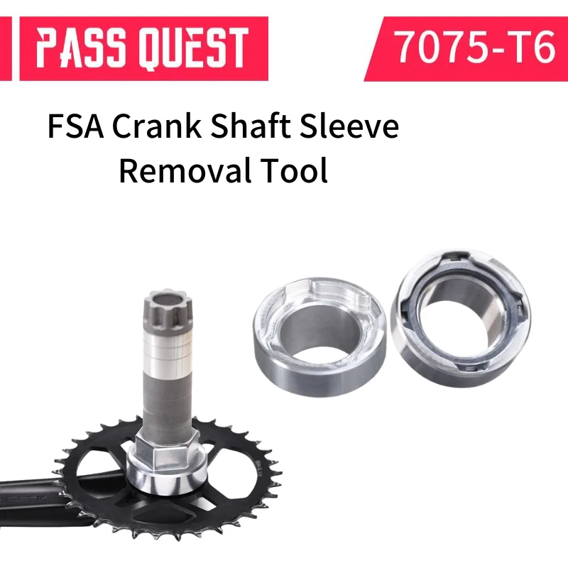 

PASS QUEST FSA Crank Shaft Sleeve Removal Tool Aluminum MTB Bike Chainrings Mounting Direct Mount Repair Tool Crankset Cycling