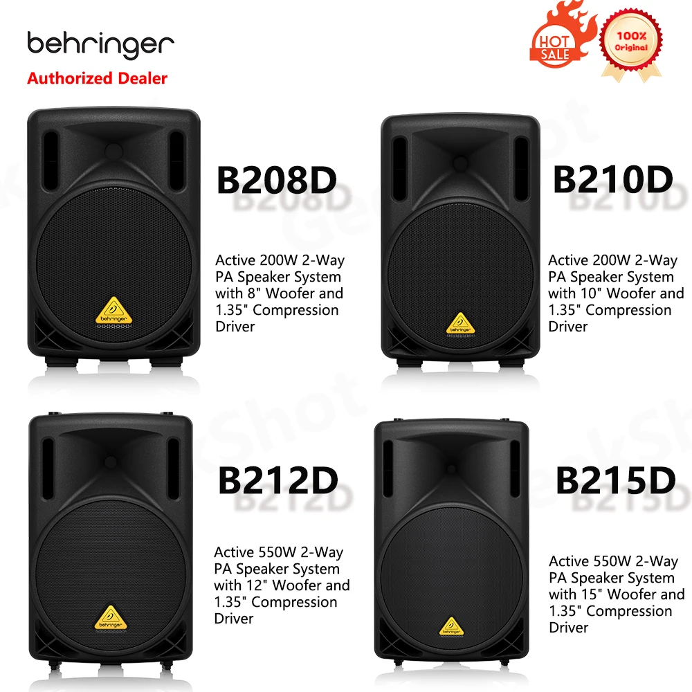 Compression Driver Behringer Eurolive B210d Active Pa Speaker
