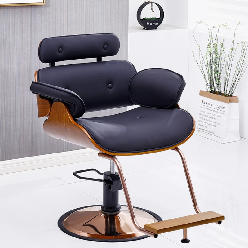 Pedicure Swivel Barber Chairs Salon Rolling Makeup Shampoo Chairs Hairdressing Cosmetic Chaise Coiffeuse Saloon Furniture CM50LF makeup workshop barber chair shampoo swivel furniture nail tech barber chair quality tabouret coiffeuse luxury furniturehdh