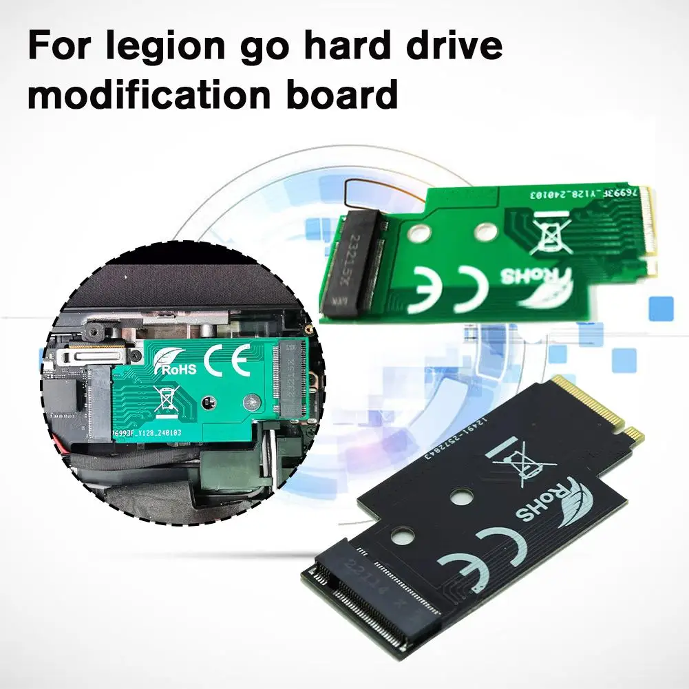 

Motherboard For Legion Go Modification Board M2 2242 To NVME2280 M.2 For NVMe Hard Drive SSD M2 Transfercard O5Z5
