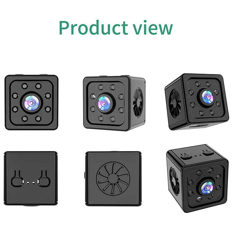 Caméra miniature,Mini caméra de surveillance WIFI HD 1080P, avec